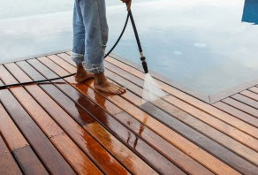 Deck power washing